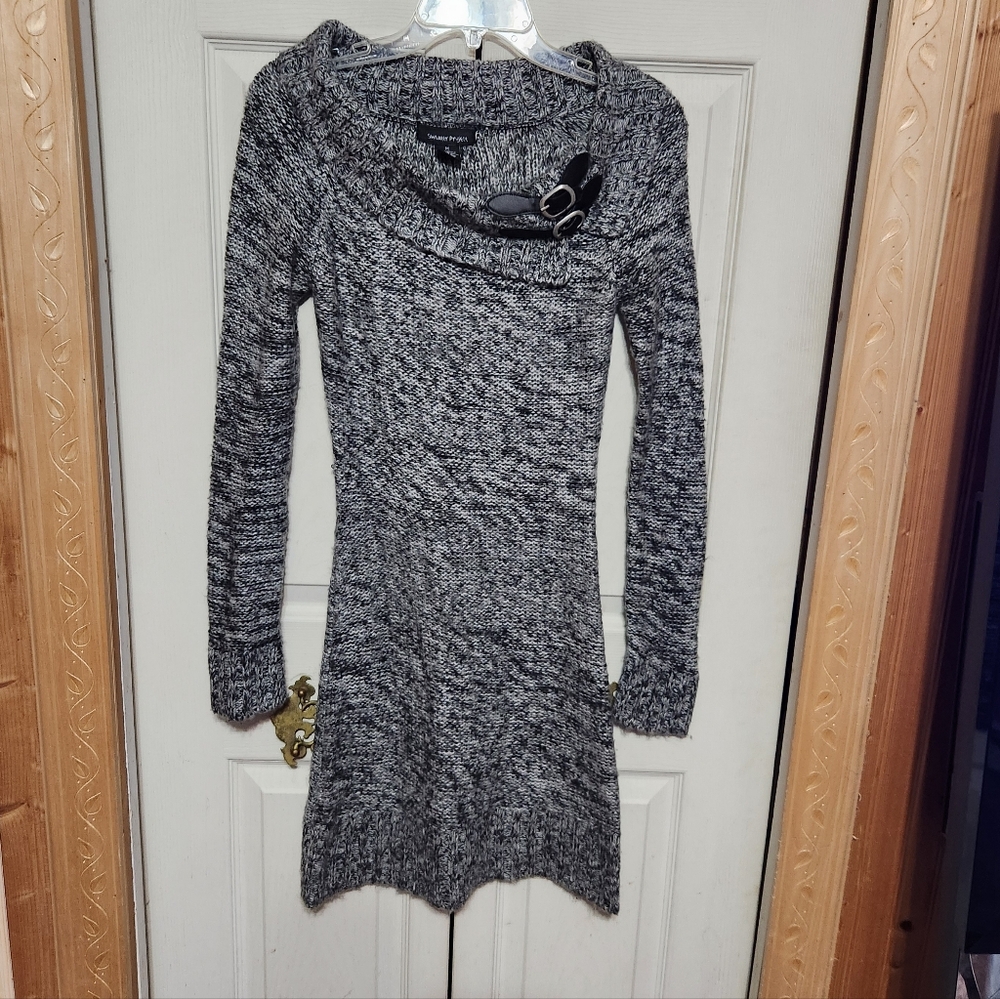 Sweater Project Monochrome Knit Dress